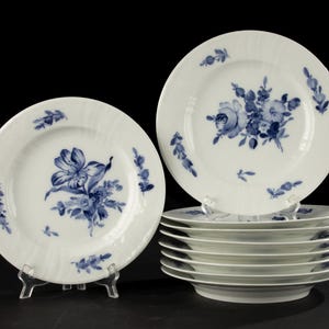 ロイヤルコペンハーゲン ジュリアンマリー ブルーフラワー プレート9枚