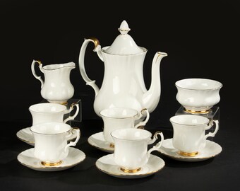 8-Piece Coffee Set - Royal Albert - Val d'Or