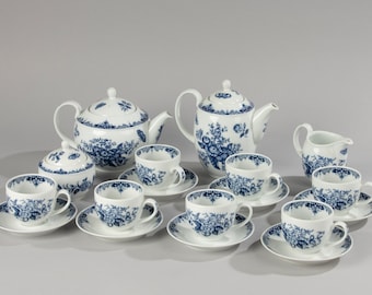 Juego de té y café de 11 piezas - Royal Worcester - Hanbury