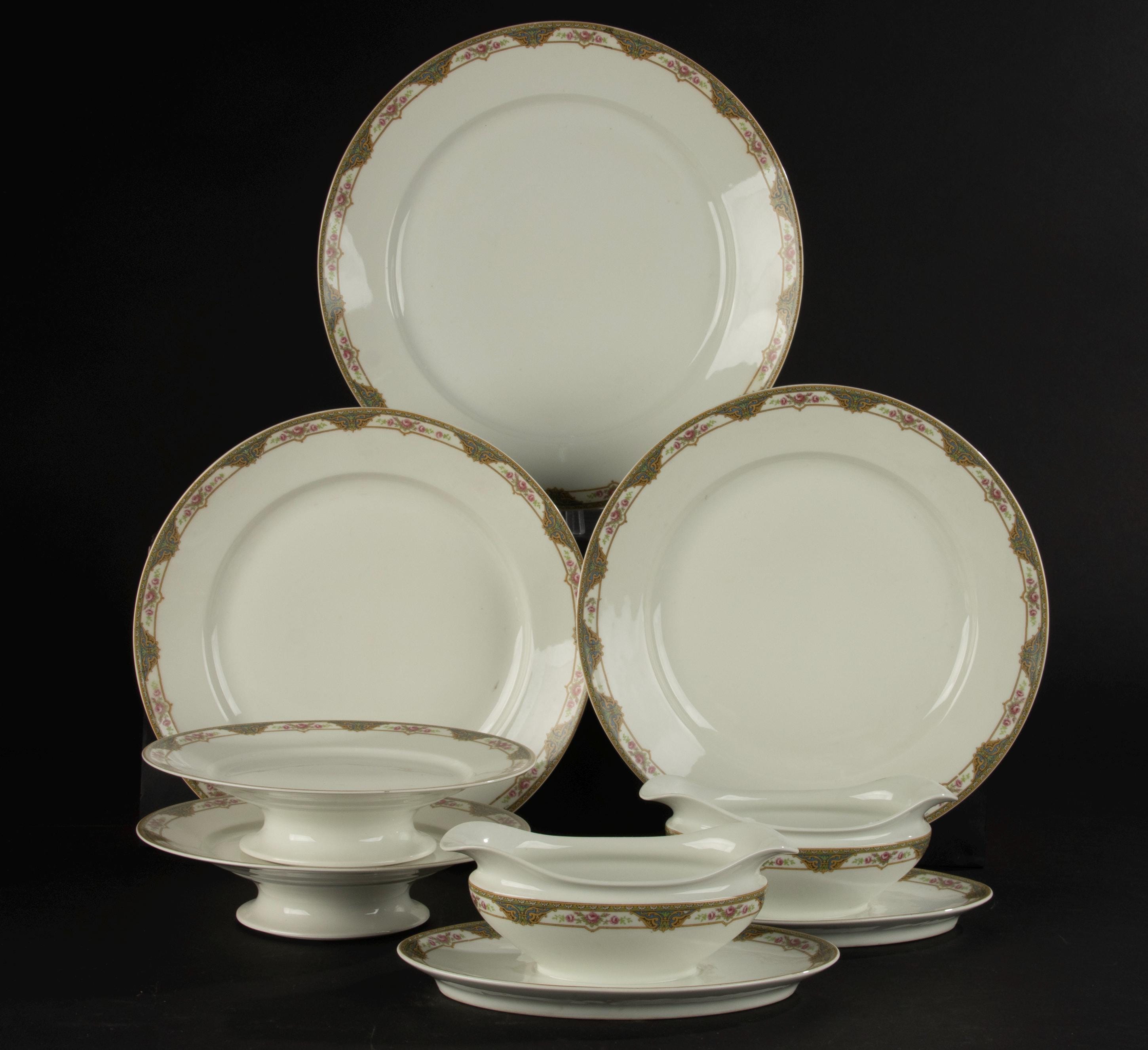 49-piece Dinner Set - Raynaud Limoges - Etsy