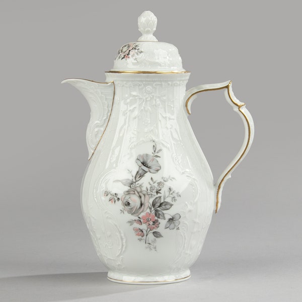 Coffee Pot - Rosenthal Sanssouci gray Rose