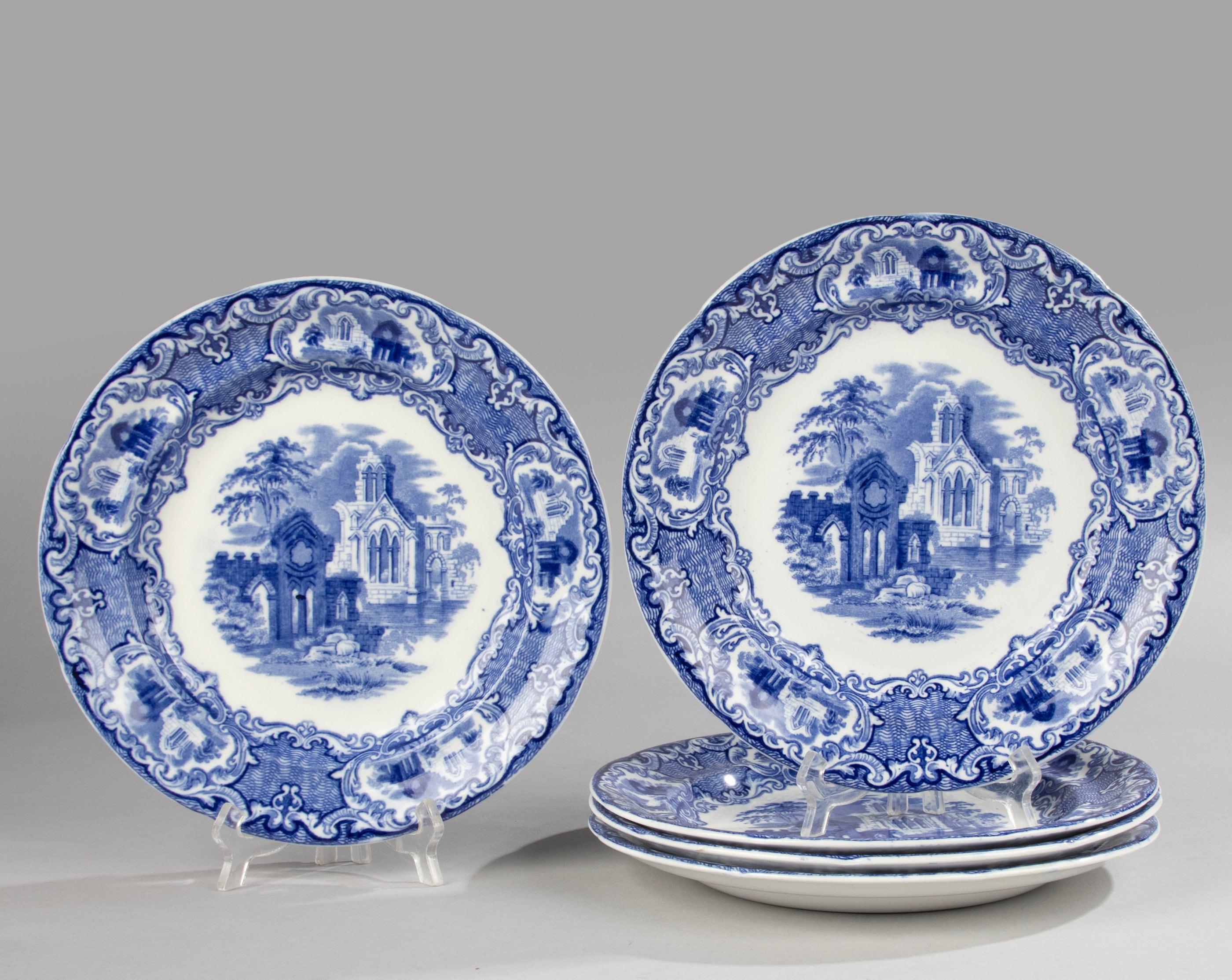 ジョージ　ジョーンズ　プレート 皿　アンティーク Set of 5 Dinner Plates - George Jones - Abbey - Etsy