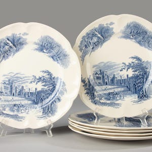 Conjunto de 6 pratos de jantar - Johnson Brothers - Haddon Hall