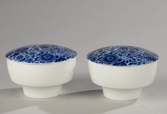 9-piece Coffee Service - Rosenthal - Symphony Blue Flowers - Tapio