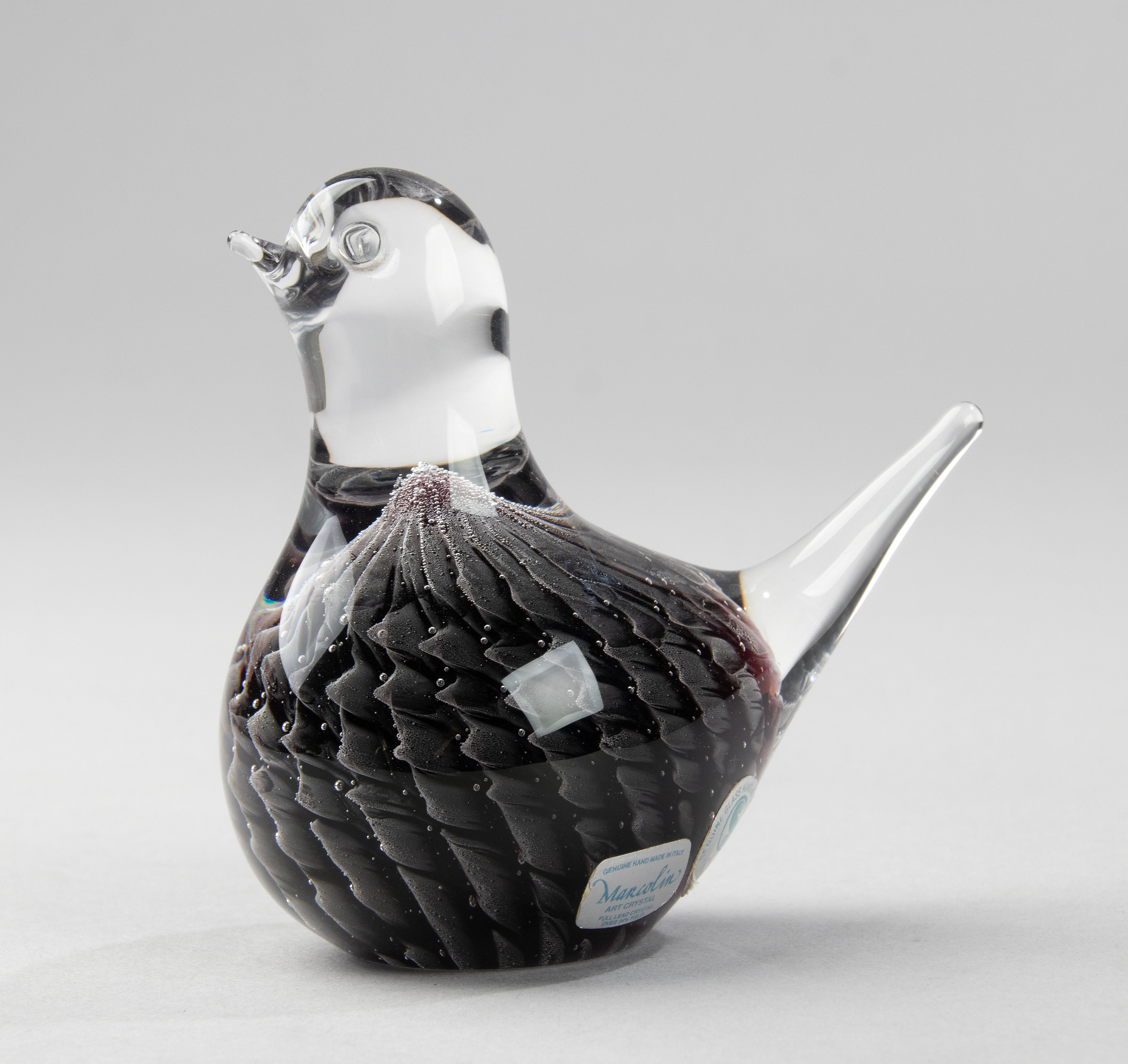 MaRcolinマルコリンART CRYSTAL 鳥ハンドメイドスウェーデン