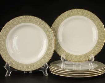 Set of 6 Cake Plates - Royal Doulton - Sonnet
