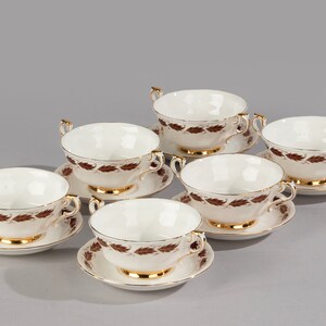 Set of 6 Soup Bowls - Paragon - Elegance