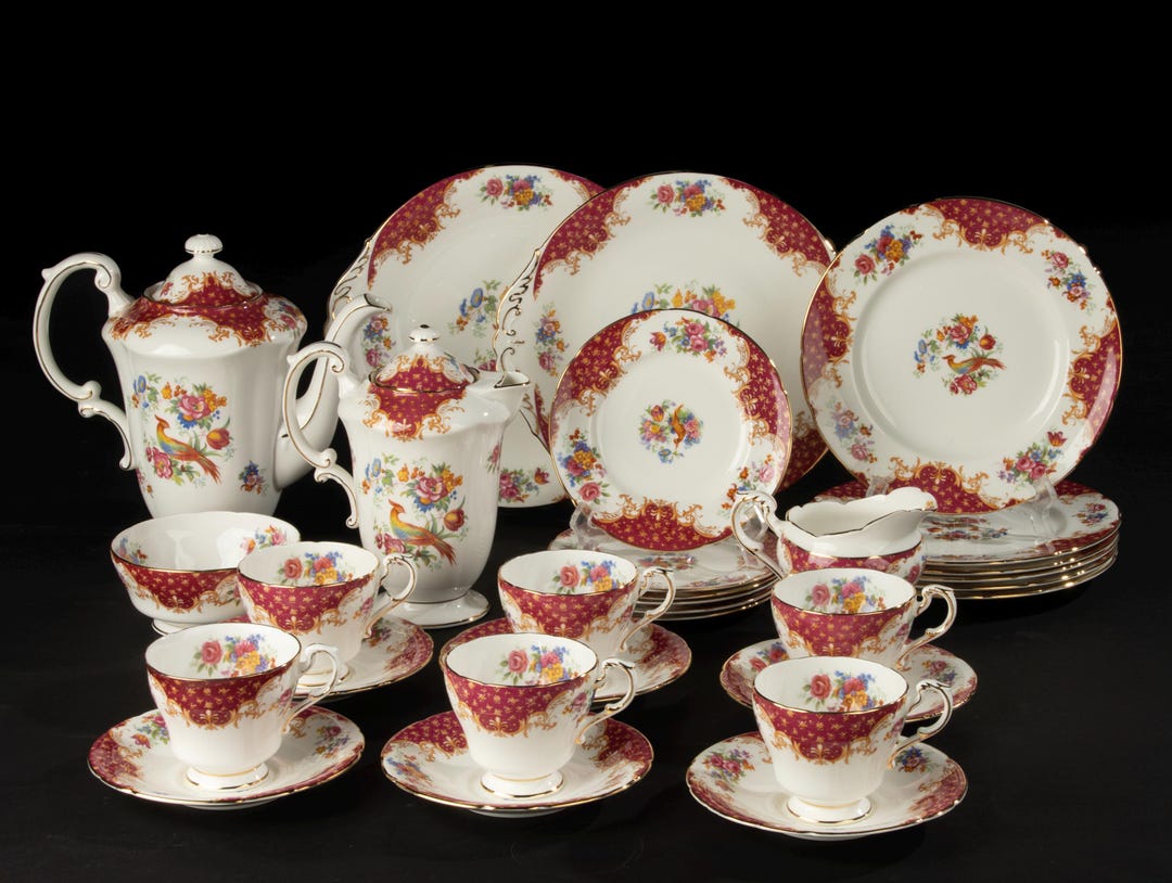 30-piece Breakfast Set - Paragon - Rockingham - Etsy