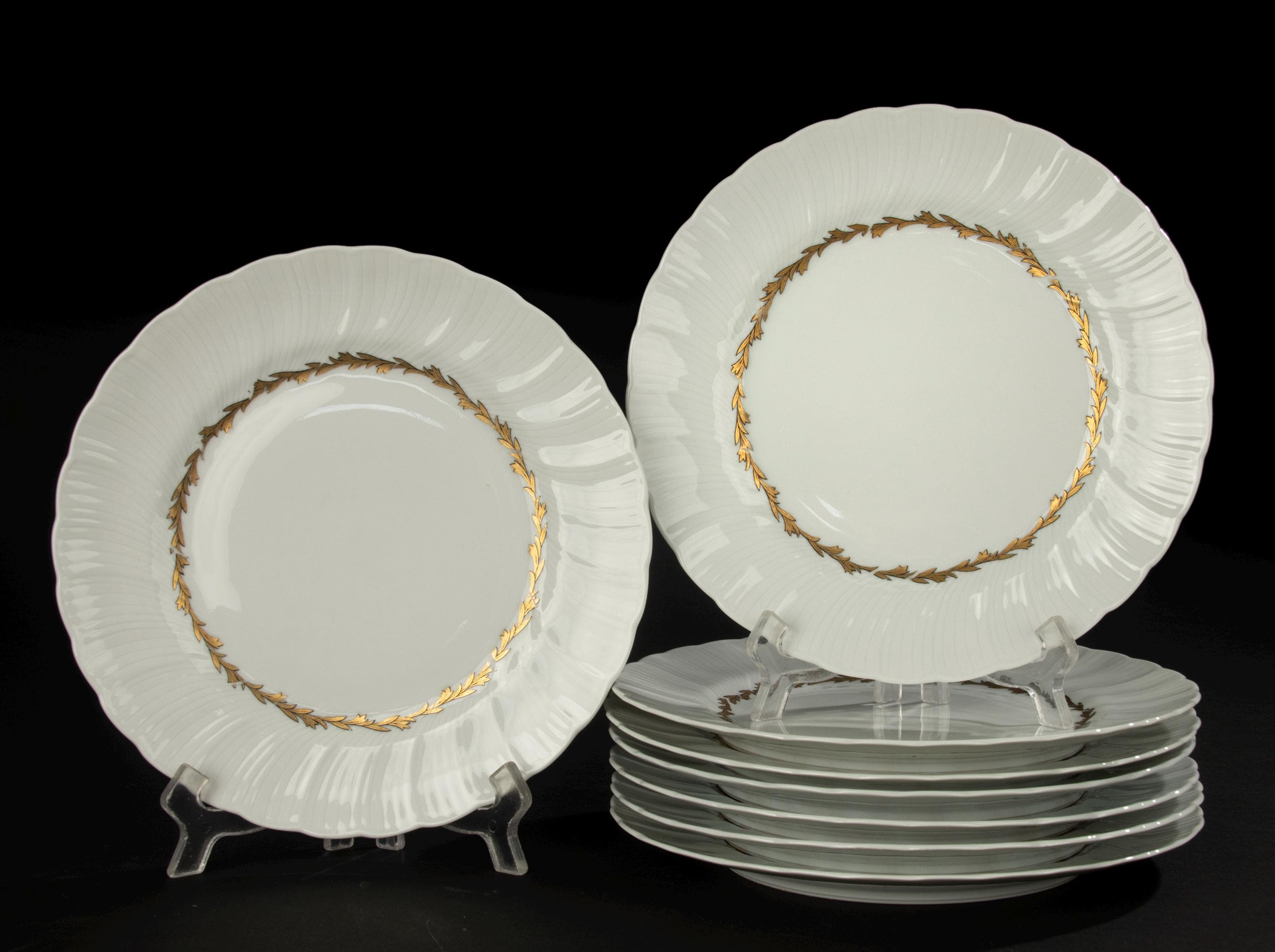 Set of 8 Plates - Bernardaud Limoges - Musset - Ø22 Cm - Etsy Canada