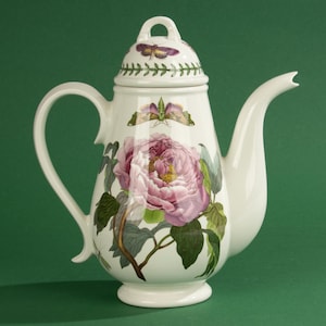 Große Kaffeekanne – Portmeirion – Der Botanische Garten