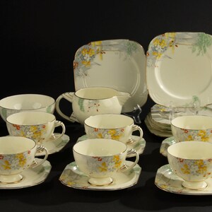 PARAGON MEADOW VALE ティーセット 13点 14-piece Tea Set - Paragon - Woodland Bluebell - Etsy