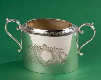 Silver Plated Sugar Pot - Old Sheffield Plate