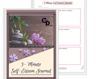 Self Esteem and Gratitude Journal Digital Download