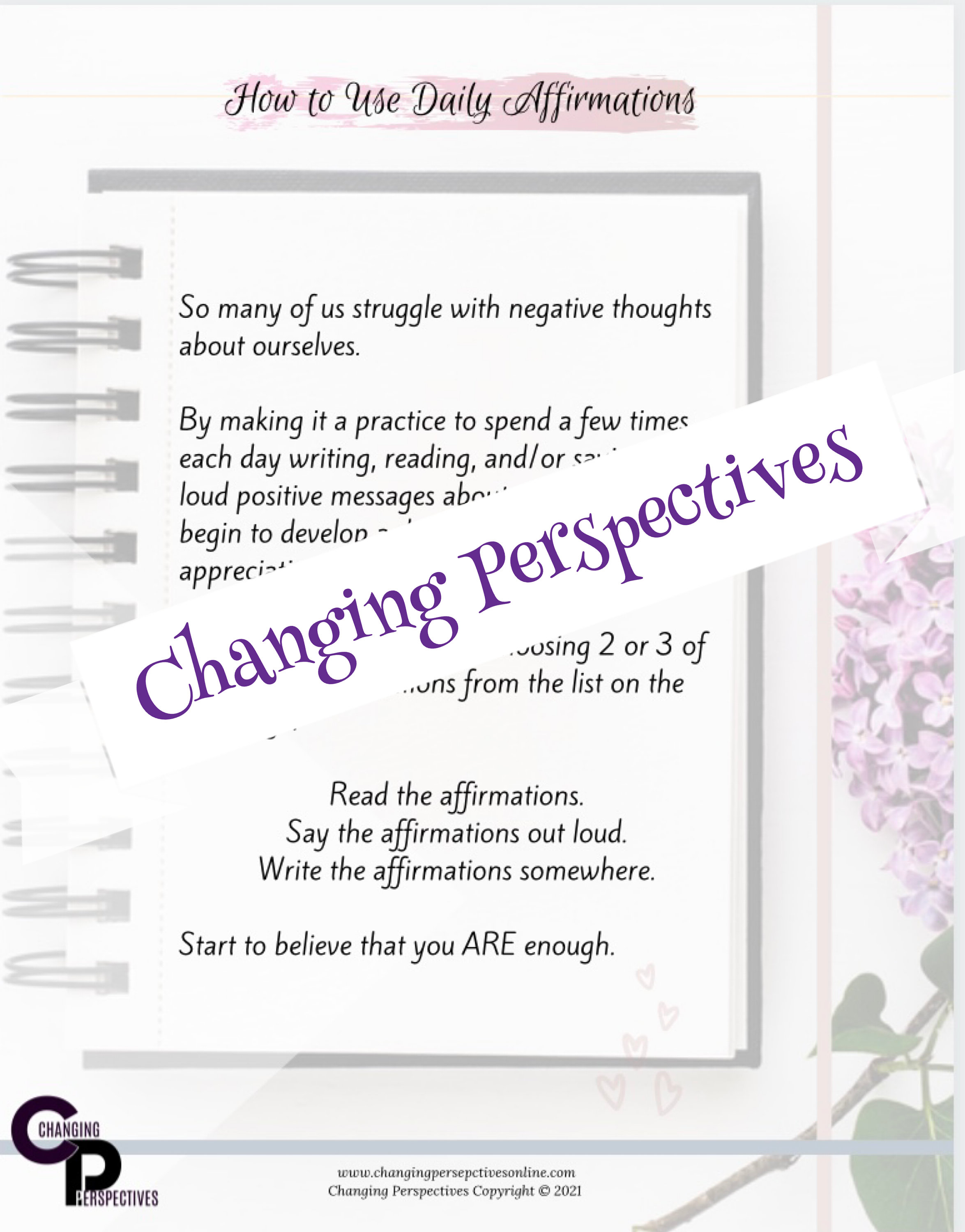 Daily Affirmations Printable Digital Download - Etsy