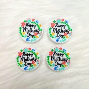 2 pack Happy Mothers Day Colorful Focal* cartoon character * animal beads * loose silicone beads * beads for keychain* wristlets *Car Charms