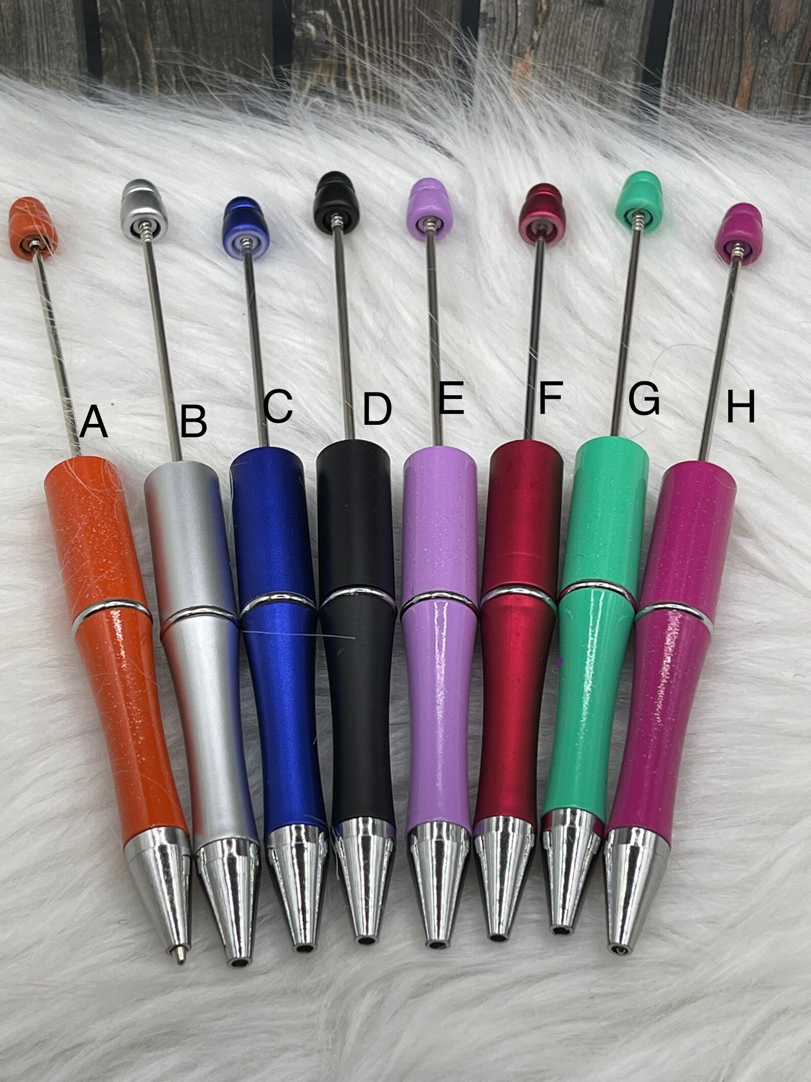 Beadable Ink Pen Refills Black Refill Ballpoint Black Ink Etsy