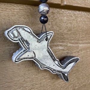 Hammerhead Shark, Shark Week Scented Car a charm (saltwater taffy)