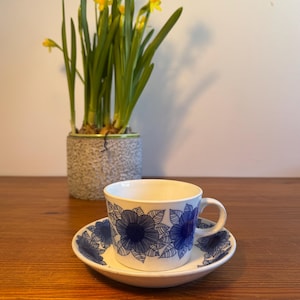 Arabia Malva Taza de té producción de tazas de café de la década de 1960 en muy buen estado vintage de Esteri Tomula