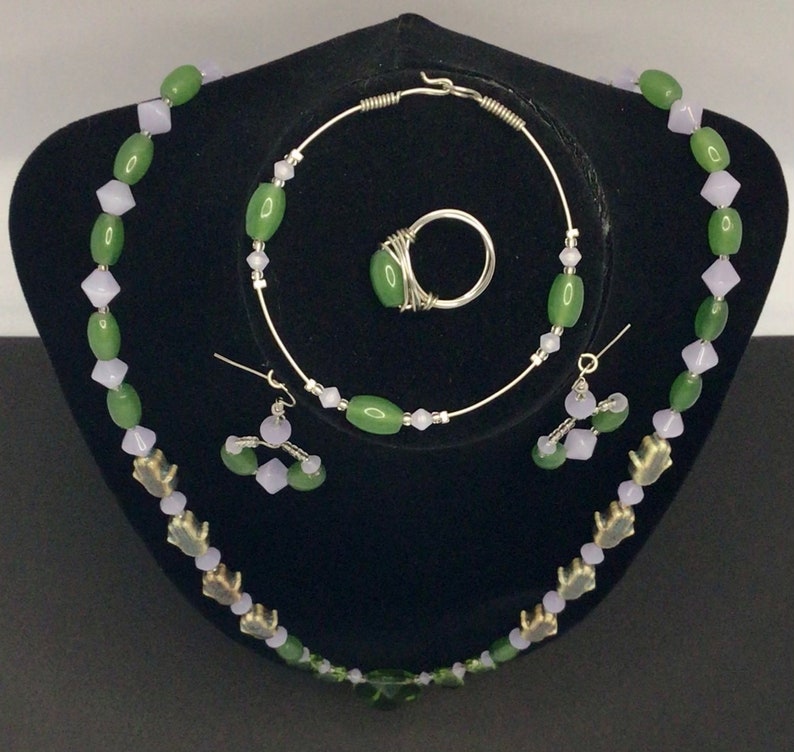 Hamsa Beaded Necklace 4pc Set