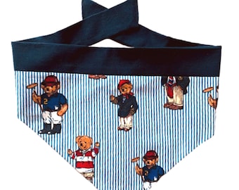 Custom Dog bandana -LIMITED EDITION Ralph Lauren Bears / Polo / Easy Tie / Bandana for dog / Pet Gifts / Dog Clothes / Dog Accessories