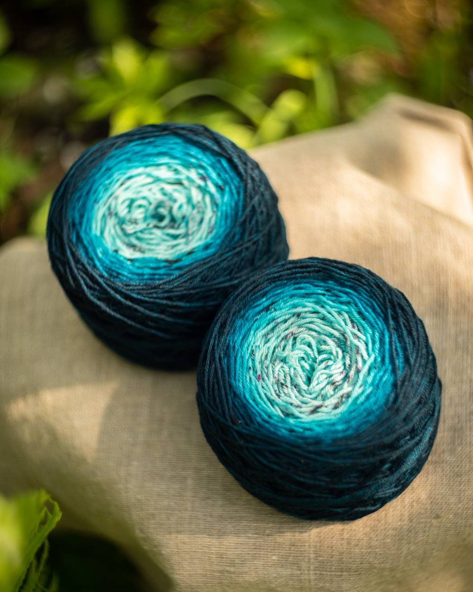 Ombre effect yarn cake gradient yarn cake 4ply yarn Etsy