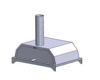 Build Your Own Pizza oven kit, dxf files for plasma/laser cutting