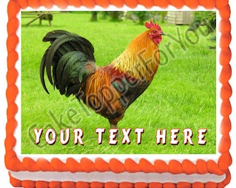 Rooster Cake Topper Etsy