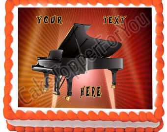 Piano Steinway & Sons - Edible Cake or Cupcake Topper