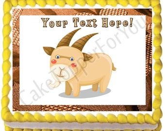 Goat - Edible Cake or Cupcake Topper