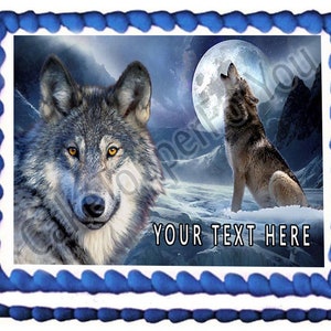 Wolf (Nr2) - Edible Cake or Cupcake Topper