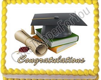 Graduation (Nr2) - Edible Cake or Cupcake Topper