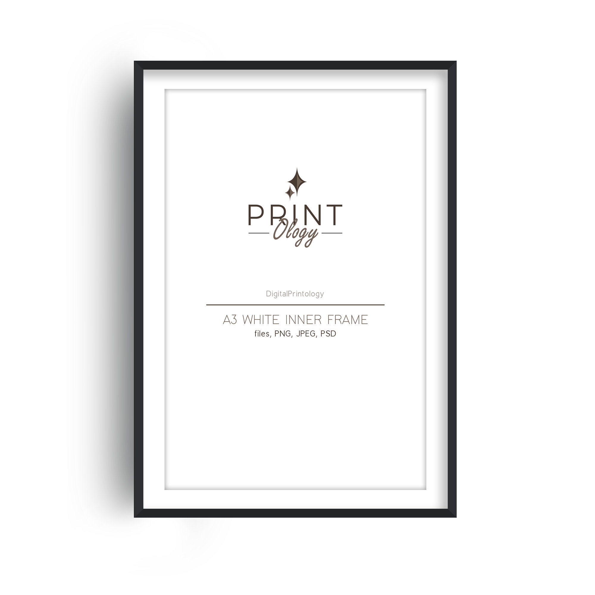 A3 Frame Mockup Black Frame Mockup Poster Mockup Minimal Etsy