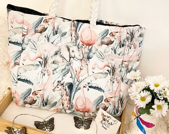 10 litres Went outside and saw the moon and it made me think of you Tote Shopping Gym Beach Bag 42cm x38cm