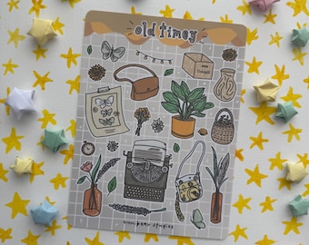 Old Timey Sticker Sheet