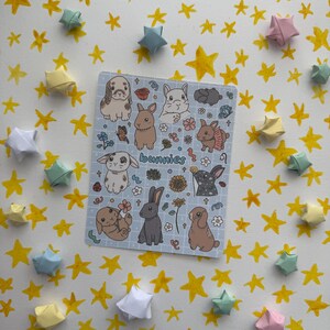 Spring Bunnies Mini Sticker Bogen