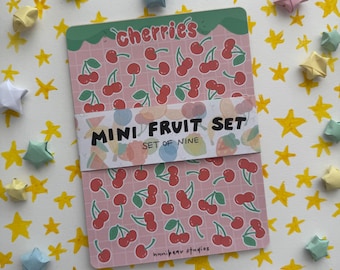 Mini Fruit Sticker Sheet Set