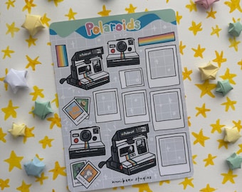 Polaroids Sticker Sheet