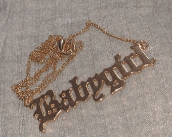 Babygirl necklace