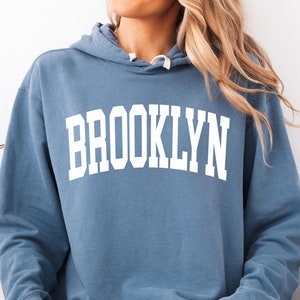 Comfort Colors® Brooklyn NYC Hoodie, boho classy, Brooklyn Sweatshirt, Brooklyn New York Shirts, NY Gift, NY Sweatshirt