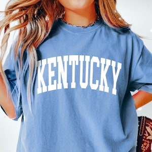 Comfort Colors® KENTUCKY Tshirt, Kentucky Crewneck, Kentucky Shirt, Kentucky Gift, College Student gift, Kentucky Tee classy boho vintage