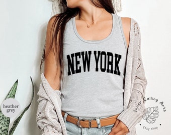 New York Tank Top, New York Shirt, New York Fan Shirt, New York Sweatshirt, Retro NY shirt, New York Gift, College Student gift, boho