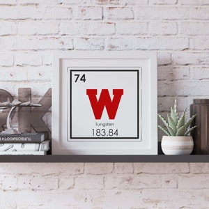 Universität von Wisconsin-Madison - Periodensystem der Elemente - Wolfram