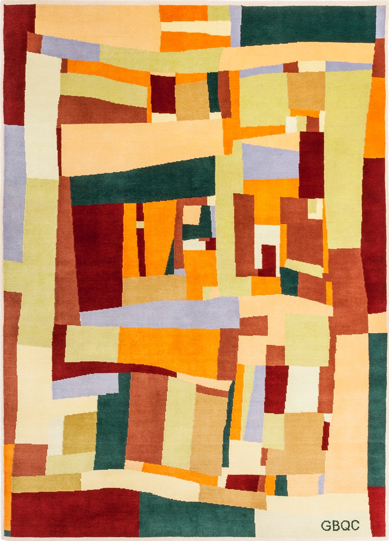 Authorized Gee's Bend Quilt Collection Rug vegetation Loretta