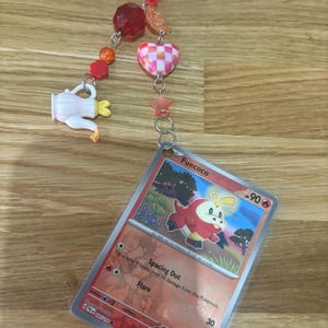 Chaveiros de cartas de Pokémon || Chaveiros de Pokémon feitos à mão