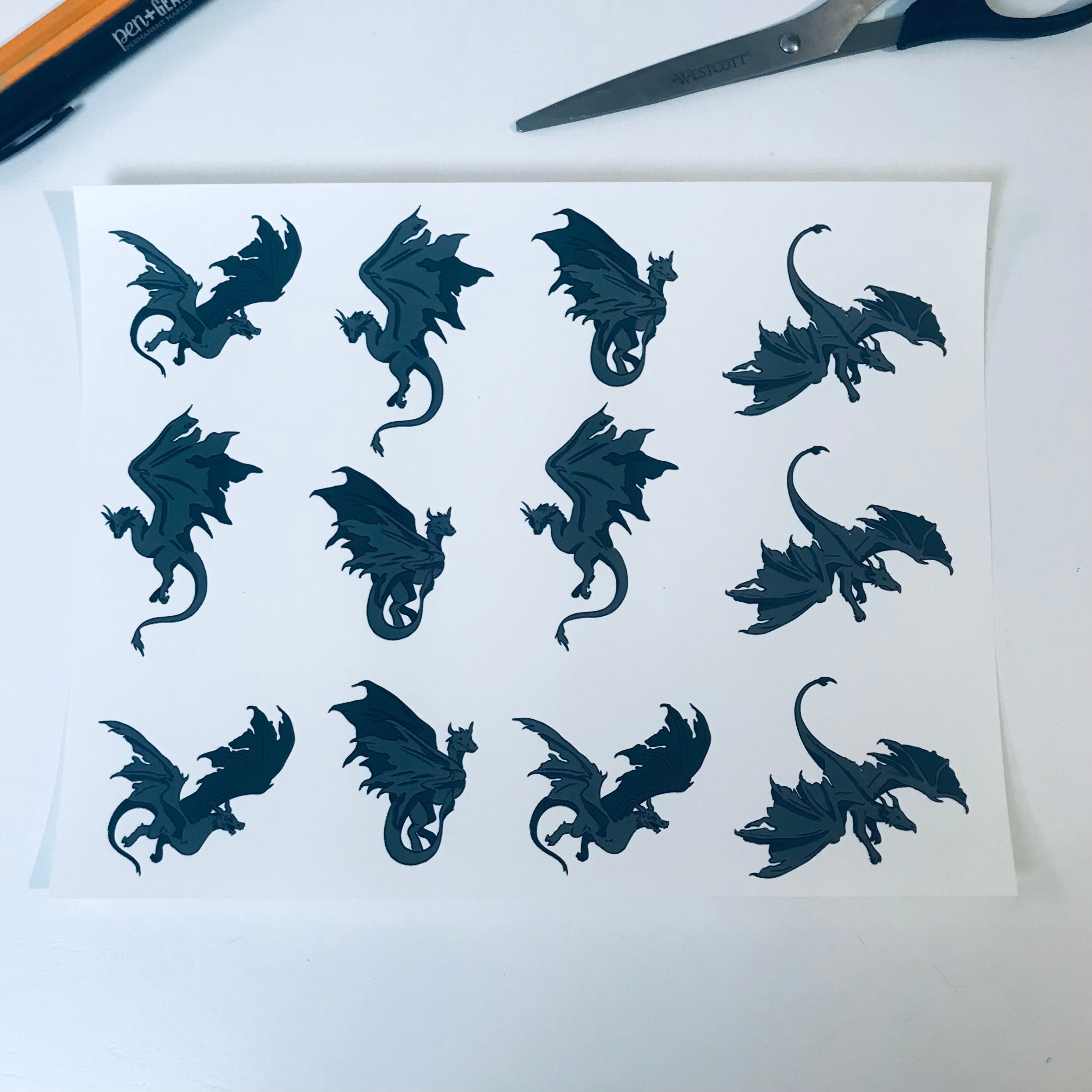 Dragons  Tattoo for a week