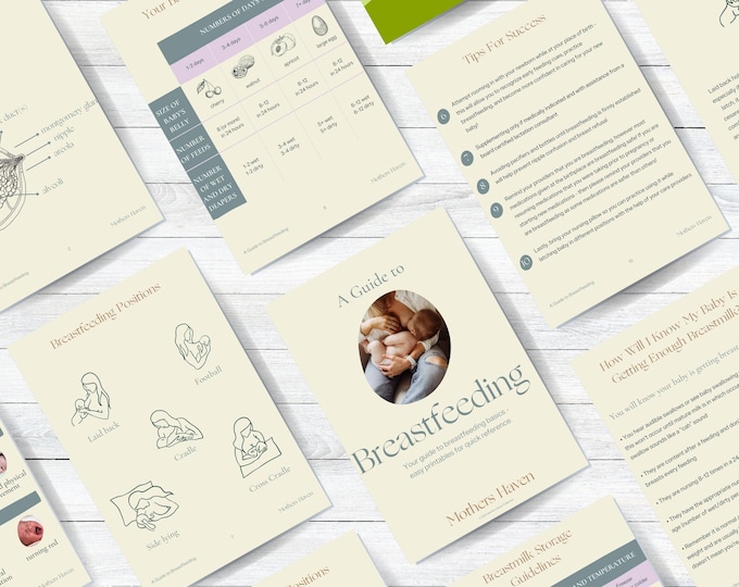 Printable Breastfeeding Guide Breastfeeding Guide Pregnancy Must Knows ...
