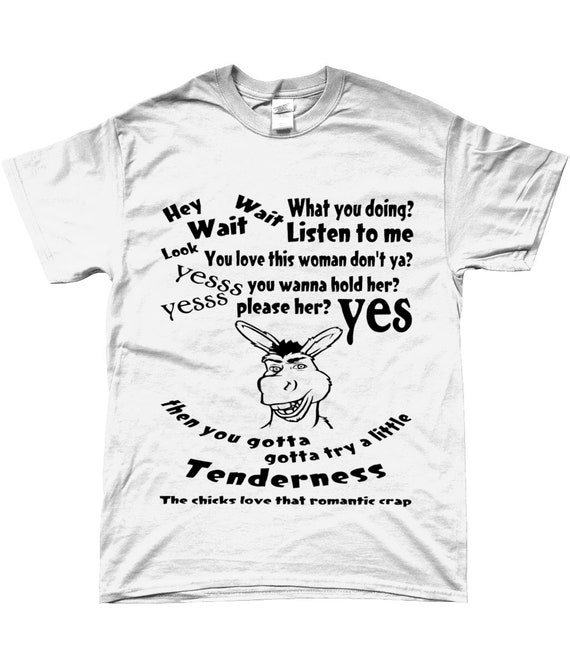 Donkey Tenderness Shrek T-shirt - Etsy