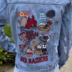 Hand Painted Texas Tech Jacket | made to order