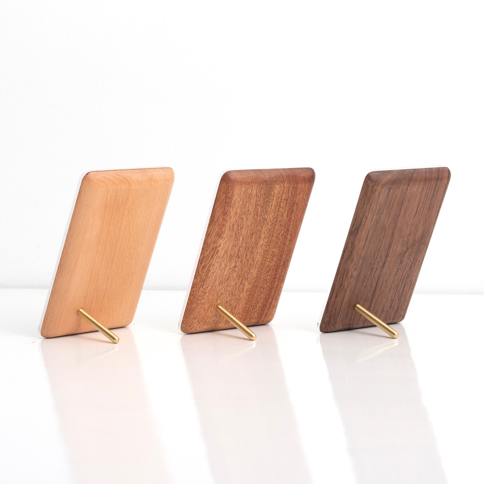 Creative simple solid wood borderless photo frame picture Etsy