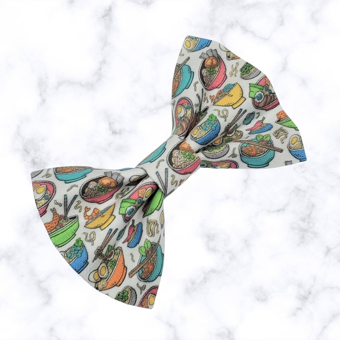 RAMEN LOVE Bow Tie Japanese Noodle Bowl Bowtie for Cats Etsy